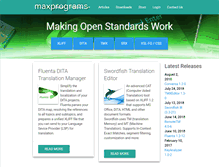 Tablet Screenshot of maxprograms.com